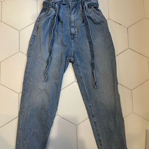 Abercrombie and Fitch high rise mom jeans